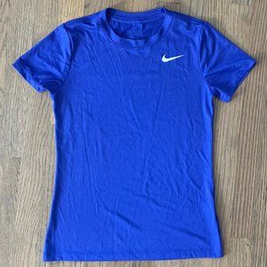 The Nike Tee Dri-Fit Womens Colbalt Blue S
